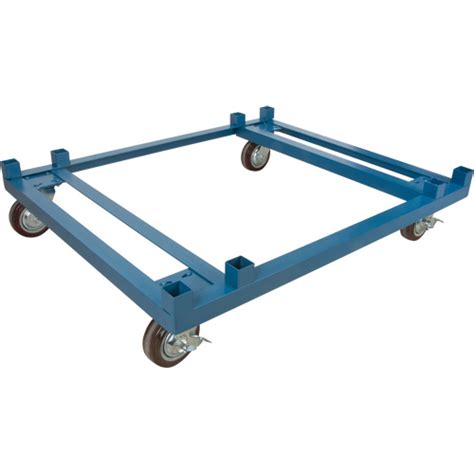 kleton dolly for stacking container 48 5 w x 40 1 2 d x 10 h 3000 lbs capacity mp096