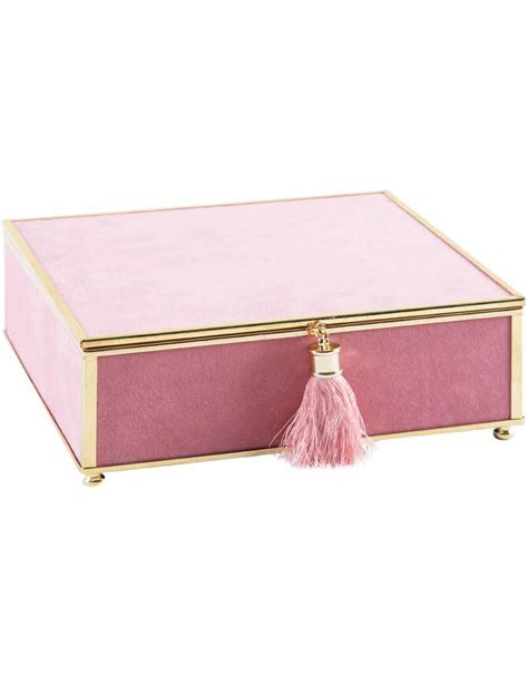 Home Essentials Pink Velvet Jewelry Box Pink Velvet Jewelry Jewelry Box