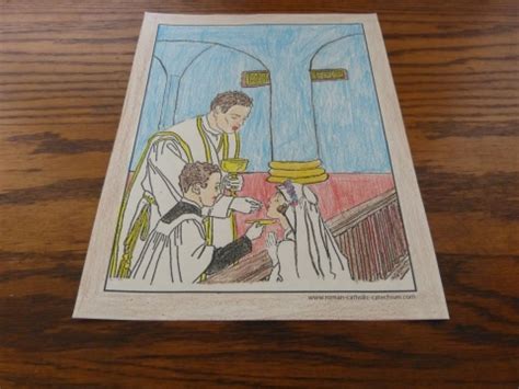 14+ Communion Coloring Page Printables ️+ ️ Catholic Communion Pages