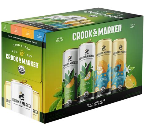 Crook And Marker Classic Lime Margarita Zero Sugar Organic Alcohol
