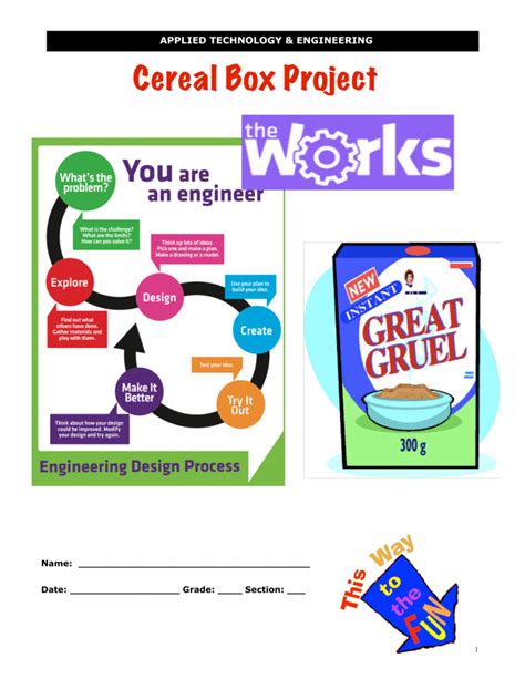 Cereal Box Project