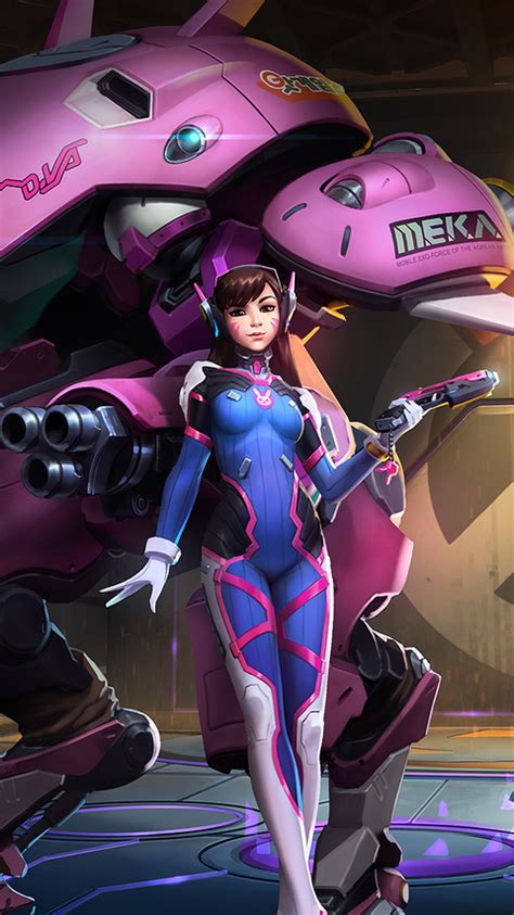 480x854 Dva Overwatch Fanart Android One Hd 4k Wallpapers Images