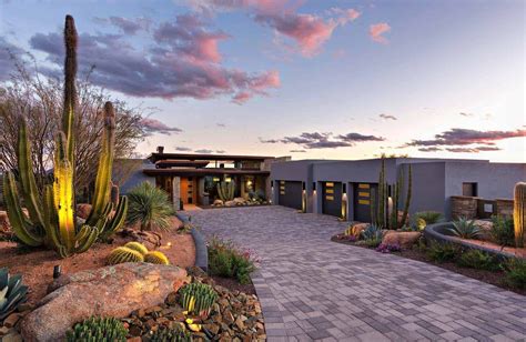 Fascinating Modern Desert Home Melds Into The Sonoran Landscape Modern Desert Home Desert