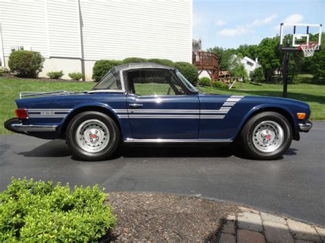 Triumph Tr6 Blue In Excellent Condition And Ready To Enjoy For Sale