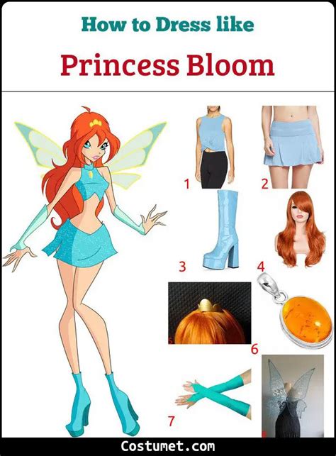 Princess Bloom Winx Club Costume For Cosplay And Halloween