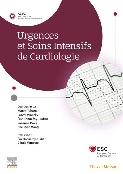 Urgences Et Soins Intensifs De Cardiologie Marco Tubaro Broché