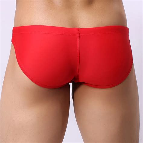 Best Quality Sexy Mens Boxer Briefs Low Waist Smelting Mens Swimming