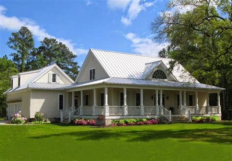 Single Story Country Home Plans Wrap Around Porches Home Building
