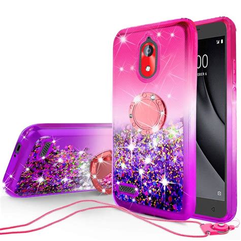 Soga Diamond Glitter Bling Liquid Floating Quicksand Cute Phone Cover