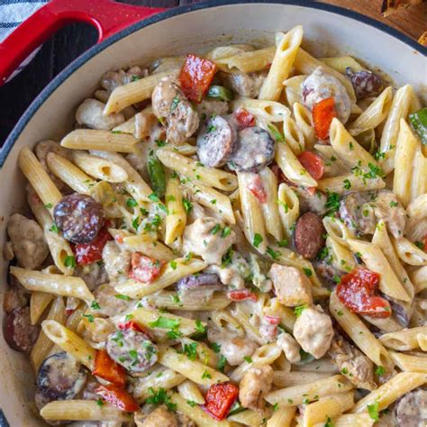 Cajun Chicken And Sausage Pasta Butter Your Biscuit