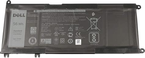 Dell Latitude 3480 Inspiron 17 7778 7779 56wh 4 Cell Battery W7nkd