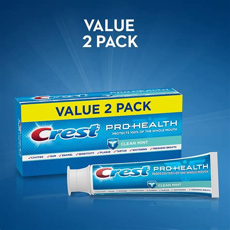 Crest Pro Health Clean Mint Toothpaste 46 Oz Twin Pack Amerikasepetim