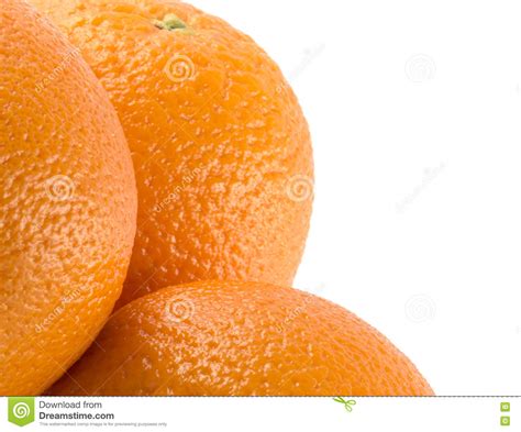 Oranges On A White Background Stock Image Image Of Health Citrus