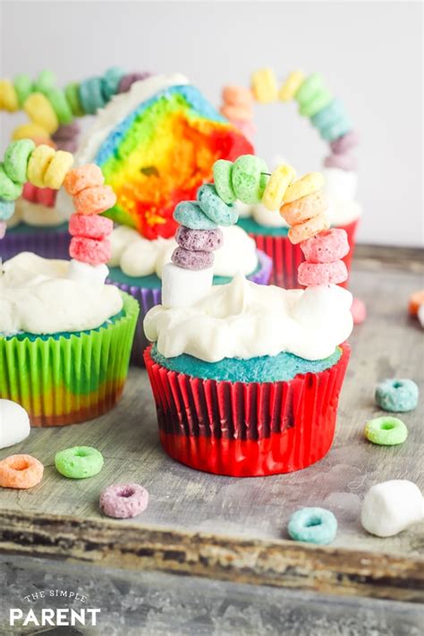 How To Make Rainbow Cupcakes With Cake Mix The Simple Parent