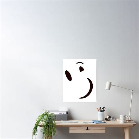 Winking Sideways Smiley Face Poster For Sale By Coots89 Redbubble
