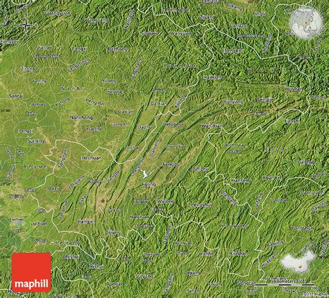 Satellite Map Of Chongqing