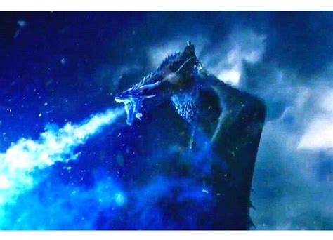 Viserion And The Night King Destroying The Wall Game Of Thrones Art