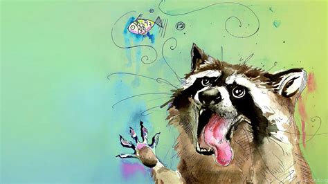 Raccoons Wallpapers Wallpaper Cave