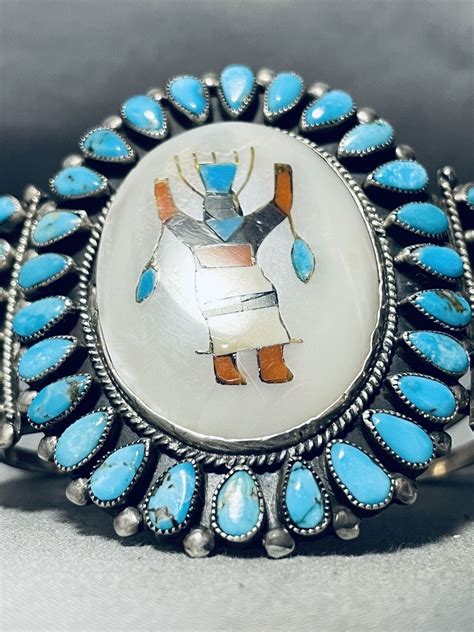 Victor Moses Begay Vintage Navajo Turquoise Sterling Silver Bracelet Ebay