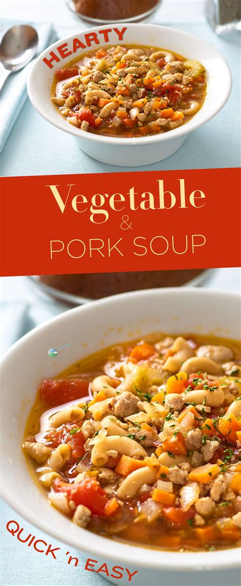 Maybe you would like to learn more about one of these? Hearty Vegetable and Pork Soup | Recipe | Healthy pork ...