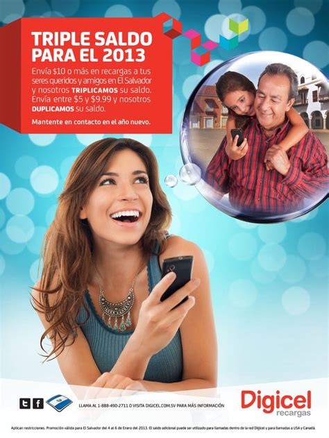 Digicel El Salvador Double And Triple Bubble Promotion Until 06 January