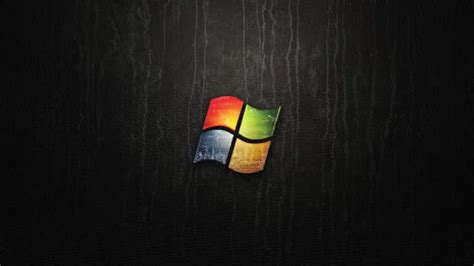 Microsoft Windows Logo Black Background Uhd 4k Wallpaper