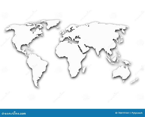 Cartina Del Mondo Bianca Cartina Brasile