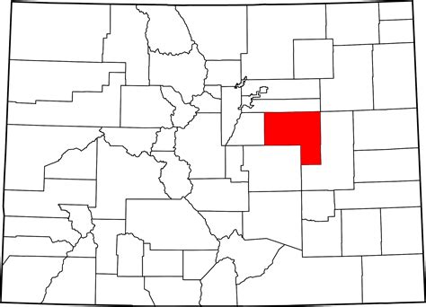 Elbert County Colorado Map History And Towns In Elbert Co