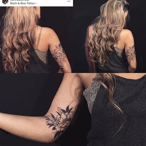 Pin By Milöadams On Body Art Elbow Tattoos Bicep Tattoo Women