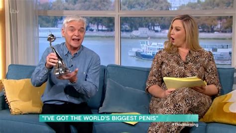 Phillip Schofield Gobsmacked As Man With Worlds Largest Penis Shows X Rated Pic Daily Record