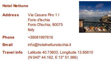 I have 2 quick questions. italy - Strange hotel addresses difference issue - Travel ...