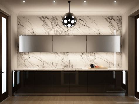 Design by amy sklar design. | marble kitchen wallInterior Design Ideas.