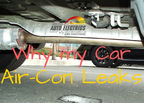Air conditioners leaking water solved in minutes. Why Does my Car Air Conditioning Leak? - Accelerate Auto ...