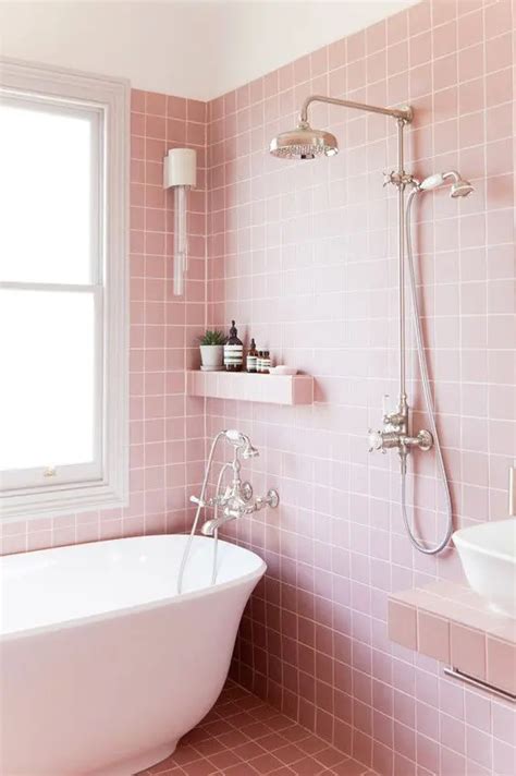 84 Lovely And Cute Pink Bathroom Decor Ideas Digsdigs