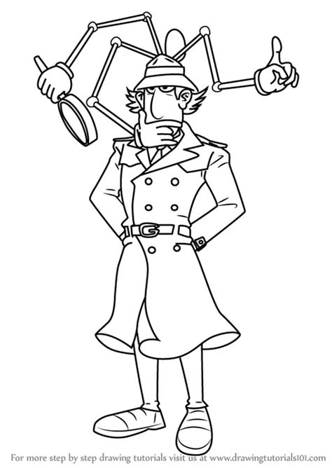 Inspector Gadget Coloring Pages Printable Free Coloring Pages