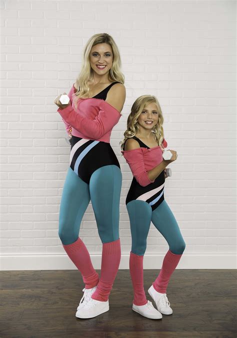 Womens 80s Workout Girl Costume