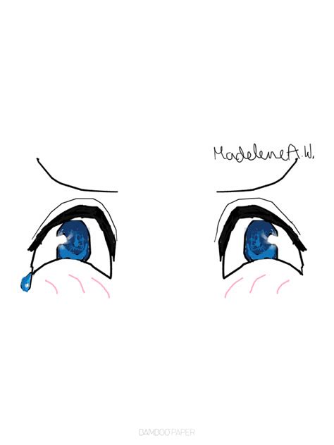 Crying Anime Eyes Png