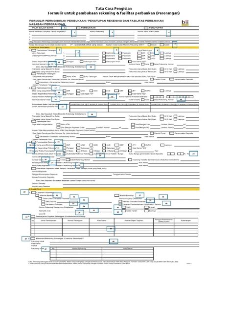 Cara Mengisi Formulir Pembukaan Rekening Non Perorangan Bank Bni
