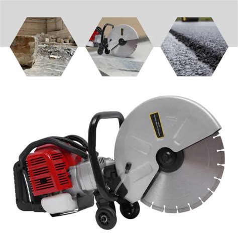 2 Stroke 52cc Gas Concrete Cut Off Saw Cement Masonry Wet Dry Saw