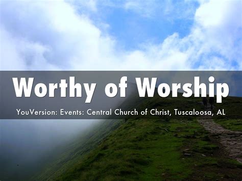 Worthy of Worship by Scott McCown