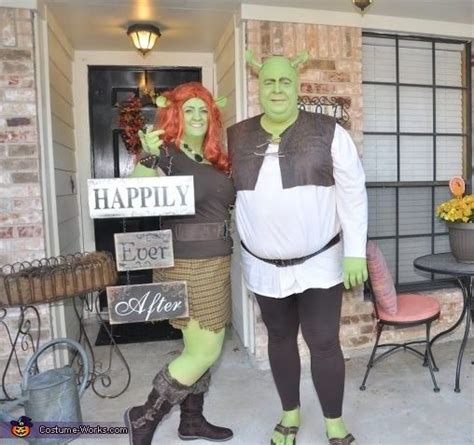 Shrek And Fiona Halloween Costume Diy Costumes Under 35 Shrek