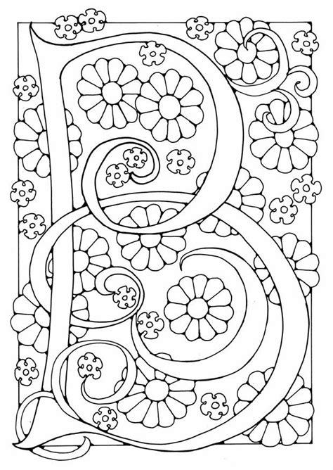 Letter B Coloring Page Coloriages Maternelle Lettres Alphabet Sexiz Pix