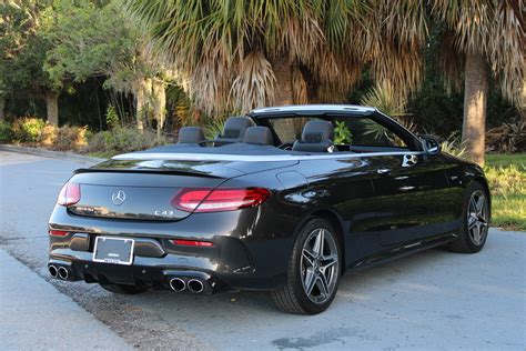Convertible models have the least trunk space at 8.8 cubic feet with the roof up. Pre-Owned 2019 Mercedes-Benz AMG® C 43 AMG® C 43 Convertible in Sarasota #JP8807 | Wilde Land ...