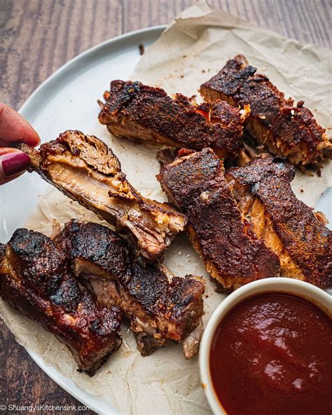 Easy Slow Cooker Bbq Ribs Shuangys Kitchensink Recipe In 2020