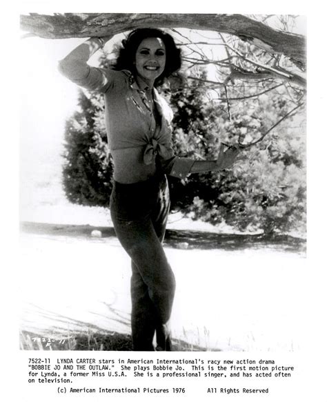 Br Rare Vtg Photo Lynda Carter Bobbie Jo And The Outlaw