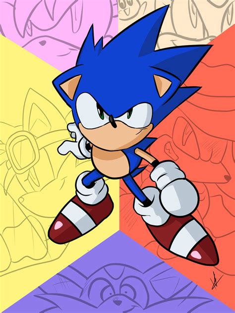 Another Hybrid Of Modernclassic Sonic By Me Accepting Commissions