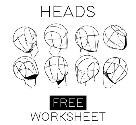 Check spelling or type a new query. How to Draw the Head from Any Angle: Worksheets (PDF ...