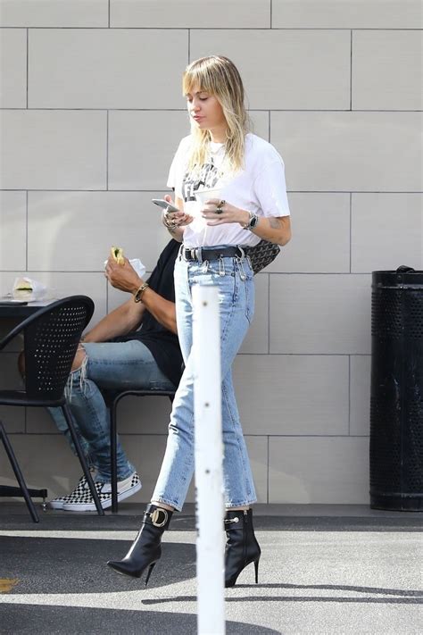 Miley Cyrus In Denim Out And About In Los Angeles 10192019 Hawtcelebs