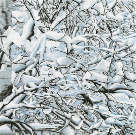 Snowy Branches Rhythm Of Nature Drawings
