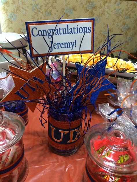 College Graduation Party Decor Instead Of Blue And Orange It Would